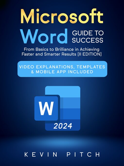 Title details for Microsoft Word Guide for Success by Kevin Pitch - Available
